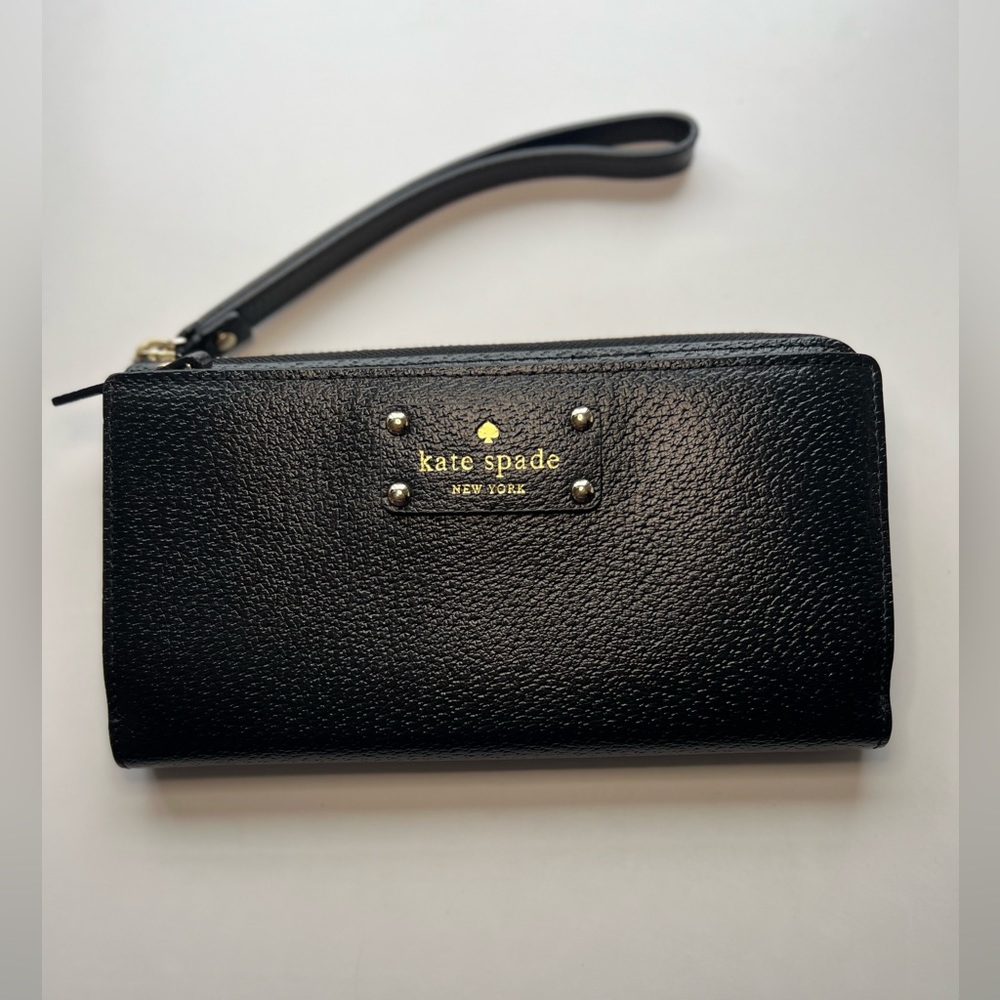 Like New! Kate Spade ♠️ Leather Wristlet Wallet